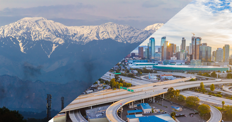 Himalayas LA Skyline