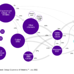 A bubble chart showing the many paths a customer takes through a utility outage event